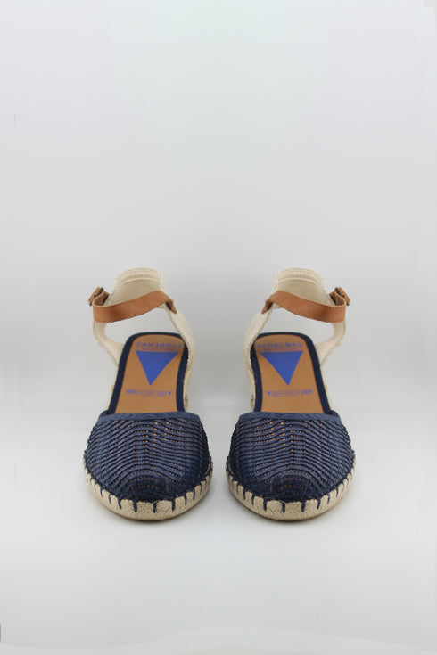 Verbenas Suede Espadrille Wedge Sandals